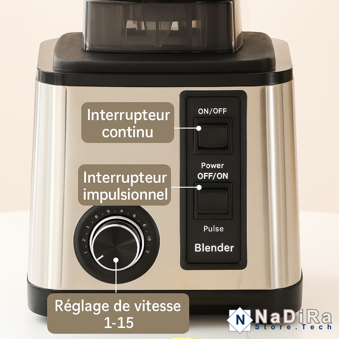 🥇 Blender Multifonction BARDEFU 6 en 1 – 9500W | 3L