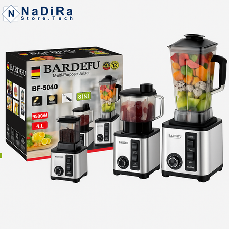 🥇 Blender Multifonction BARDEFU 8 en 1 – 9500W | 4L