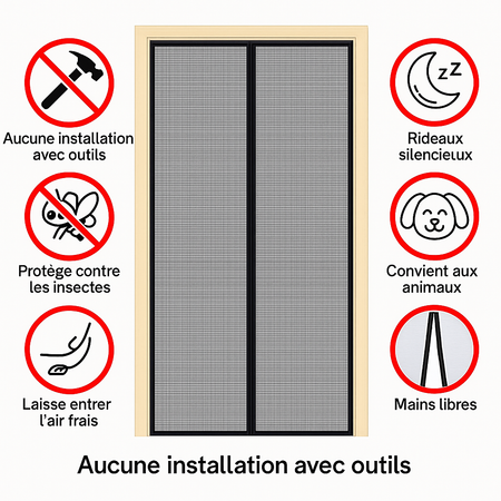 🛡️ Moustiquaire Magnétique Premium