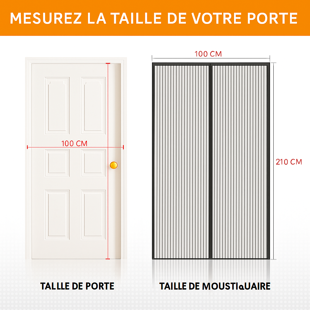 🛡️ Moustiquaire Magnétique Premium