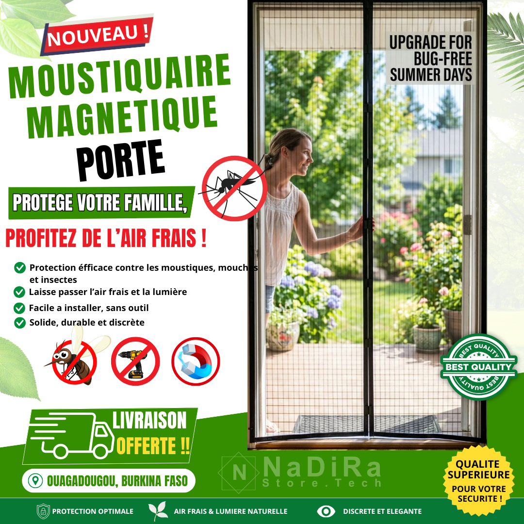 🛡️ Moustiquaire Magnétique Premium